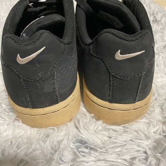 Nike men black/White ✔️court low tops leather casual shoes - Picture 4 of 6